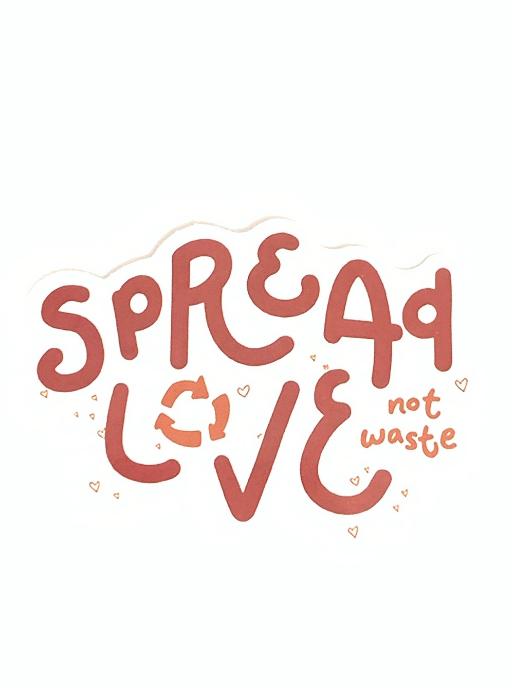 Spread Love Vinyl Sticker